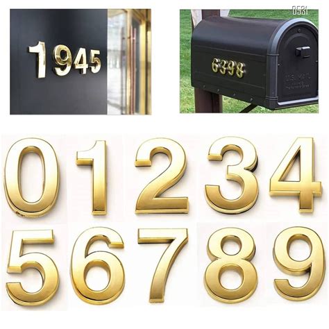 3 inch metal house numbers|3 inch numbers for mailbox.